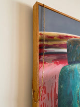 Load image into Gallery viewer, Brass cube chain with toggle clasp