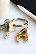 Load image into Gallery viewer, Brass Keyring
